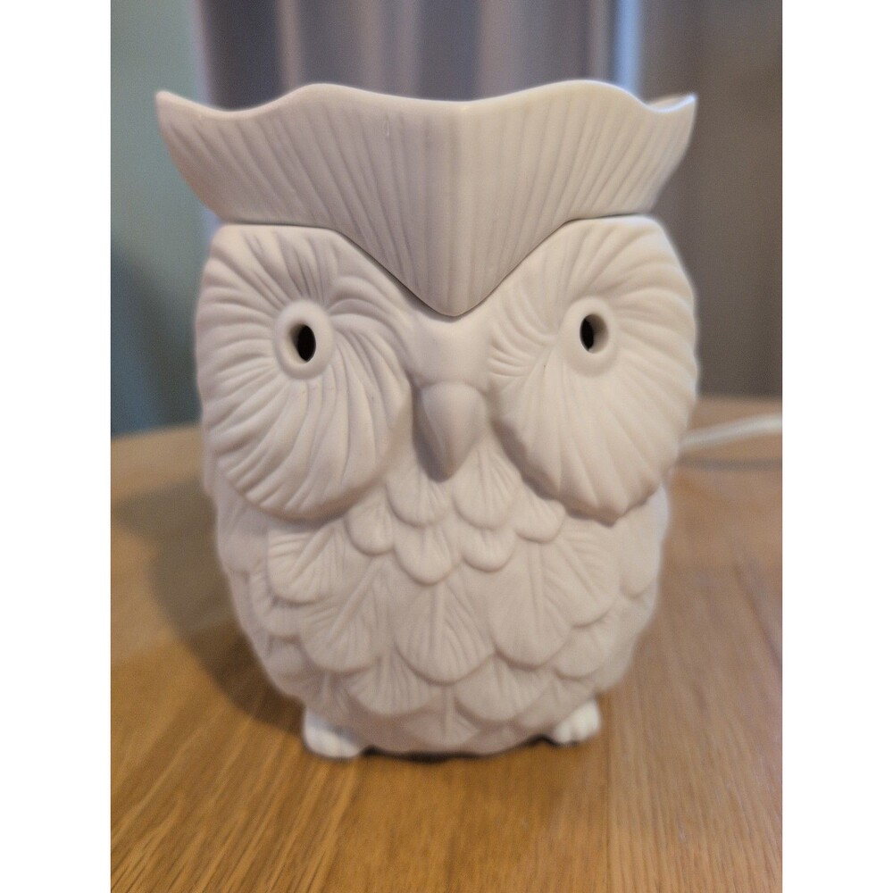 Scentsy WHOOT Owl  Full-Size 6 Inch Candle Wax Warmer Very Cute!!